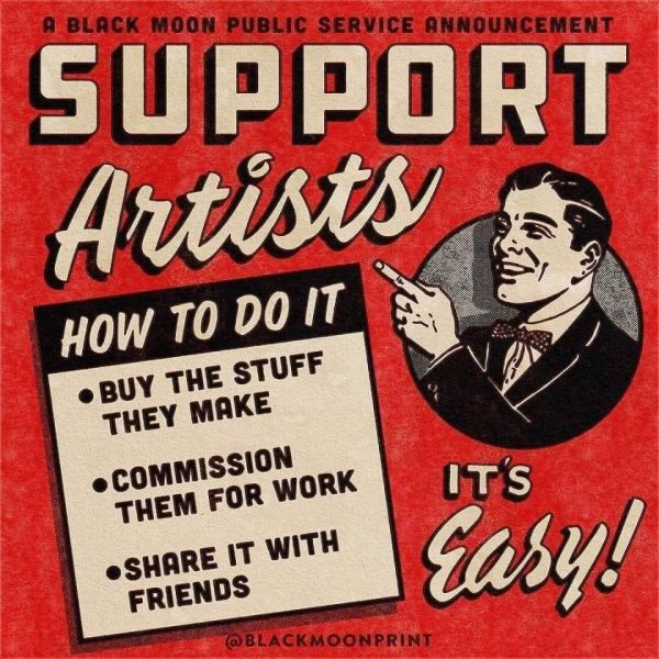 Support Your Local Artists Poster